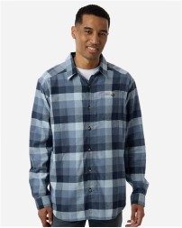 Columbia 161795 Mens Cornell Woods Flannel Shirt - 98/2 Cotton/Elastane Two-Way Stretch Regular Fit Flannel | S-4X