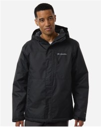 Columbia 208959 Mens Tipton Peak III Insulated Hooded Jacket - 100% Polyester Omni-Heat Lining Omni-Tech Waterproof Seam Sealed | S-4X