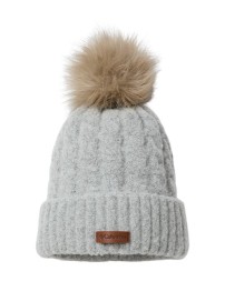 Columbia 213752 Winter Blur II Beanie - 60/25/12/3 Acrylic/Nylon/Polyester/Elastane Microfleece Lining Fleece Headband Pom Columbia Patch | One Size