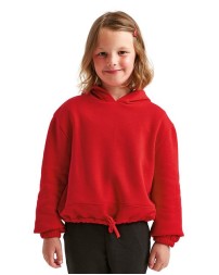 TriDri TD85B Youth Maria Hooded Sweatshirt – 8.3 oz. 60/40 Cotton/Recycled Polyester Cropped Hoodie | S–XL