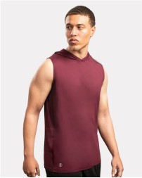 Holloway 222590 CoolCore Sleeveless Hooded T-Shirt – Unisex 4.4 oz. 88/12 Poly/Elastane UPF 50+ Sleeveless Hoodie