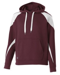 Holloway 229646 Youth Prospect Athletic Fleece Hooded Sweatshirt – 9 oz. 60/40 Cotton/Polyester Contrast Insert Raglan Youth Hoodie | No Drawcord on Youth
