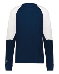 Holloway 223725 Women's Momentum Team Crewneck Sweatshirt – 5.9 oz. 100% Polyester Wicking Fleece Color Secure Ladies' Crewneck