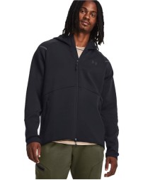 Under Armour 1379806 Men's Unstoppable Fleece Full-Zip – 65/29/6 Polyester/Cotton/Spandex 4-Way Stretch | S–4XL