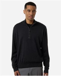 Devon & Jones DG446 Men's New Classics® Quarter-Zip Sweater – 7 oz. 60% BCI Cotton/40% Recycled Polyester, 12 Gauge | S–4XL