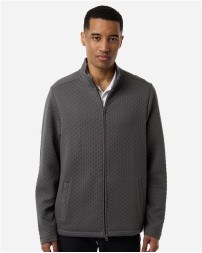 Devon & Jones DG740 Berkley Textured Full-Zip Jacket – Men’s 8 oz. 60/40 Cotton/Poly Honeycomb Knit Jacket | S–4XL