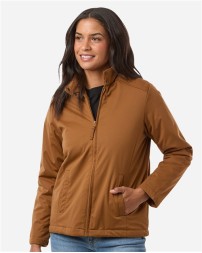 Harriton M781W Guardian Insulated Utility Waterproof Jacket – Women's 8 oz. 3-Layer Waterproof Polyester Jacket | XS–3XL