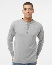 J. America 8244 Men’s Vintage Brushed Jersey Henley – 7 oz. Men’s Henley shirt | S–3XL
