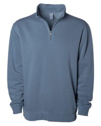 Independent Trading Co. PRM4600QZ Unisex Pigment-Dyed Quarter-Zip Pullover – 9 oz. Unisex Quarter-zip pullover | XS–3XL
