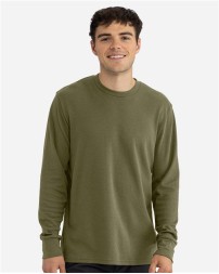 Next Level 8211 Unisex Ideal Thermal Long Sleeve T-Shirt – 5.5 oz. 60/40 Cotton/Recycled Poly Waffle Thermal Tee | XS–3XL