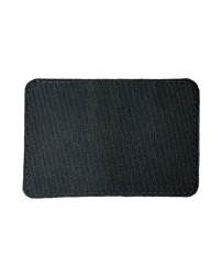 MERET SPBK10 Small Blank Black Patch - Qty 10 – Black – Patch material