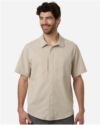 CORE365 CE520 Men's UltraUVP Shoreline Short-Sleeve Staff Shirt – 4 oz. 100% Recycled Polyester Pique | S–5XL