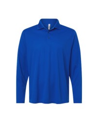 CORE365 CE108L Men's Nova Performance Long-Sleeve Pique Polo – 4 oz. 100% Recycled Polyester | S–5XL