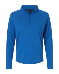 Devon & Jones DG402W Women's Seaton Pebble Textured Quarter-Zip Pullover – 5 oz. 55/40/5 Cotton/Poly/Spandex | XS–3XL