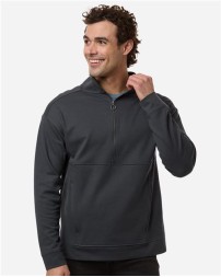North End NE220 Men's Mantra Half-Zip Ottoman Pullover – 8 oz. 59/39/2 Cotton/Polyester/Spandex Ottoman Rib, Half-Zip