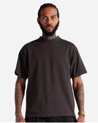 Shaka Wear SHMCS Max Heavyweight Cropped T-Shirt - 7.5 oz. 100% USA Cotton 16 Singles Lycra Collar OEKO-TEX | S-2XL