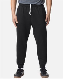 Gildan 18250 Unisex Heavy Blend™ Joggers – 8 oz. 50/50 Cotton/Polyester | MVS Air Spinning | 1x1 Rib Cuffs | Covered Elastic Waistband Drawcord | Pouch Pockets | Differential Rise