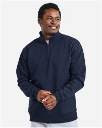 Gildan 18810 Unisex Heavy Blend™ Quarter-Zip Sweatshirt – 8 oz. 50/50 Cotton/Polyester | Self-Fabric Lined Cadet Collar | Quarter-Zip Covered Zipper | 1x1 Rib with Spandex | OEKO-TEX
