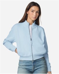 American Apparel FTJ00 Women's French Terry Full-Zip Jacket – 9.4 oz. 85/15 Cotton/Polyester French Terry | S–2XL