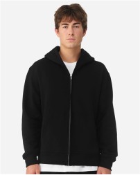 BELLA CANVAS 4739 Unisex 10 oz. Full-Zip Hoodie Sweatshirt – 10 oz. 60/40 Airlume Cotton/Poly 3-End Fleece Full-Zip Hoodie with Hidden Zipper Finish | XS–4XL