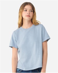 BELLA CANVAS 6110GD Women's Heavyweight Garment-Dyed T-Shirt – 6.5 oz. 100% Ring-Spun Cotton Women's Garment-Dyed Tee | Each Garment Unique