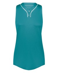 Augusta Sportswear 6914 Girls' Cutter+ Sleeveless Jersey – 96/4 Polyester/Spandex 4-Way Stretch Sleeveless Multi-Sport Jersey UPF 50+ | Girls S–L