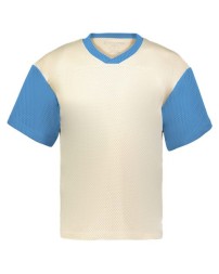 Holloway 226120 Unisex Prep Street Fan Jersey – Two-Layer 100% Polyester Sport Mesh Moisture-Wicking Oversized Boxy Jersey