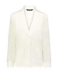 Holloway 223781 Women's Heritage Prep Cardigan – 9 oz. 51/45/4 Poly/Cotton/Spandex Sport French Terry Ladies' Cardigan | XS–2XL
