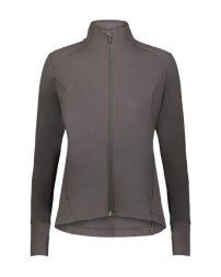 Holloway 223865 Girls' Eco Revive City Flex Full-Zip Jacket – 7 oz. 78/22 Recycled Polyester/Spandex Slim-Fit Girls' Full-Zip