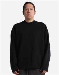 Shaka Wear SHGTL Garment-Dyed Terry Long Sleeve T-Shirt - 100% Cotton 370 GSM Terry Brushed Interior OEKO-TEX | S-3XL