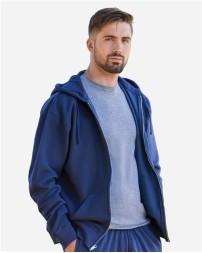 J. America 8723 Unisex BTB Fleece Hooded Full-Zip Sweatshirt – 7.5 oz. Unisex Full-zip hoodie | S–3XL