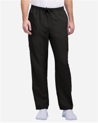 Hanes HMB003 Men's Scrub Open Leg Pants – 4.5 oz. 100% Polyester Cool Comfort® Straight Leg | S–5XL