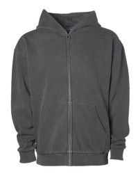 Independent Trading IND420ZIP Mainstreet Heavyweight Full-Zip Hoodie – 12.5 oz. 75/25 Ring-Spun Cotton/Polyester | XS–3XL