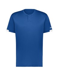 Alleson Athletic 2950 Youth On The Rise Two Button Jersey – Polyester Interlock Moisture-Wicking Two-Button Baseball Jersey | Youth S–XL