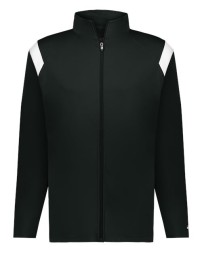 Badger 7725 Men's On The Rise Outercore Warm-Up Jacket – 5 oz. 100% Polyester Interlock Warm-Up Jacket | S–3XL