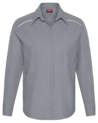 Red Kap SP5A Women's Airflow Long Sleeve Work Shirt – 4.25 oz. Poplin + 4.2 oz. Mesh Back, 74% More Breathable