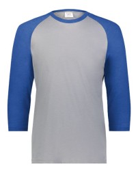 Augusta Sportswear 6879 Men's Gameday Vintage T-Shirt – 3.8 oz. Tri-Blend 3/4 Raglan Tee | S–4XL