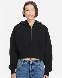 Lane Seven LS88003 Women's Relaxed Cropped Full-Zip Hoodie – 9.5 oz. 320 GSM | YKK #5 Auto-Lock Zipper | XS–3X