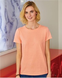 Hanes 5680 Women's Essential-T T-Shirt – 5 oz. 100% Cotton Crew-Neck Women's Tee