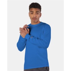 Champion CC8C Unisex Long Sleeve T-Shirt – 5.3 oz. 100% Cotton Relaxed-Fit Long Sleeve Tee | S–3XL