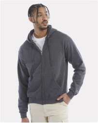 Champion S800 Unisex Powerblend® Full-Zip Hooded Sweatshirt – 9 oz. 50/50 Cotton/Polyester Fleece Full-Zip Hoodie | S–3XL