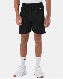 Champion 8187 Unisex Cotton Gym Shorts – 6 oz. 100% US Cotton Jersey Relaxed-Fit Gym Shorts | S–3XL
