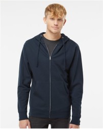 Independent Trading Co. SS4500Z Unisex Midweight Full-Zip Hooded Sweatshirt – 8.5 oz. Unisex Full-zip hoodie | XS–3XL