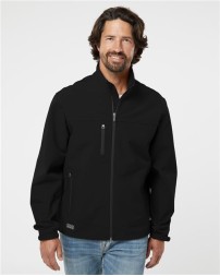 DRI DUCK 5350 Men’s Motion Soft Shell Jacket – 10 oz. 90/10 Polyester/Spandex 2-Layer Softshell | Storm Shield™ Level 2 | Media Port | Droptail Hem