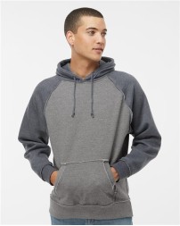 J. America 8885 Men's Vintage Heather Hooded Sweatshirt – 9.5 oz. Men's pullover hoodie | S–3XL
