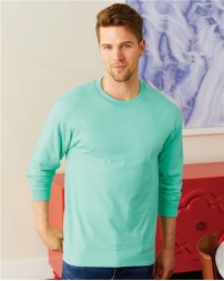 Hanes 5186 Beefy-T Long-Sleeve T-Shirt – Unisex 6.1 oz. Ring-Spun Cotton Tee | S–3XL