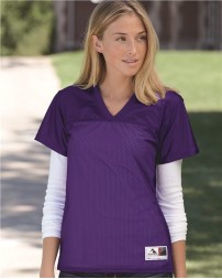 Augusta Sportswear 250 Women's Junior Fit Stadium Replica Football Jersey – 4.4 oz. Polyester Mesh & Dazzle Fabric | S–2XL