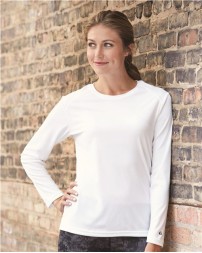 Badger 4164 Women's B-Core Long Sleeve T-Shirt – 3.5 oz. 100% Polyester Women's Long Sleeve Athletic Tee | XS–2XL