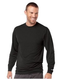 Badger 4804 Men's B-Tech Cotton-Feel Long Sleeve T-Shirt – 94/6 Poly/Spandex Cotton-Feel LS Tee | S–4XL