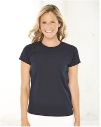 Bayside 3325 Women's USA-Made T-Shirt – 6.1 oz. 100% Cotton Heavyweight Women's Crew Tee | S–2XL